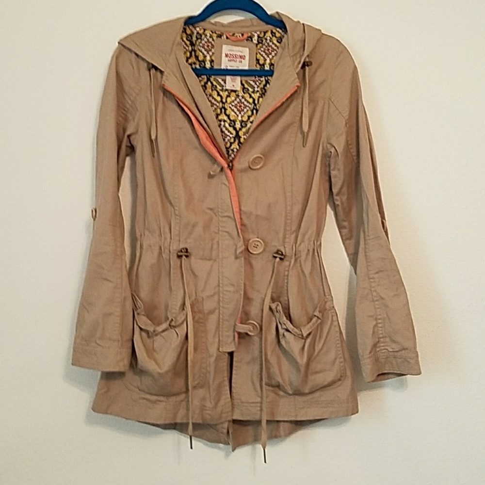 Lightweight Military Jacket in Tan